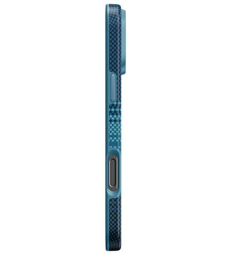 Magsafe Калъф за iPhone 16 Pro, Pitaka Military-Grade Protective Moonrise Case, Син (4)