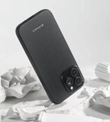 Magsafe Калъф за iPhone 16 Pro Max, Pitaka Military-Grade Protective Black-Grey Twill Case, Черен (9)