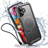 Magsafe Водоустойчив Калъф за iPhone 16, Tech-Protect ShellBox IP68 Case, Черен (4)