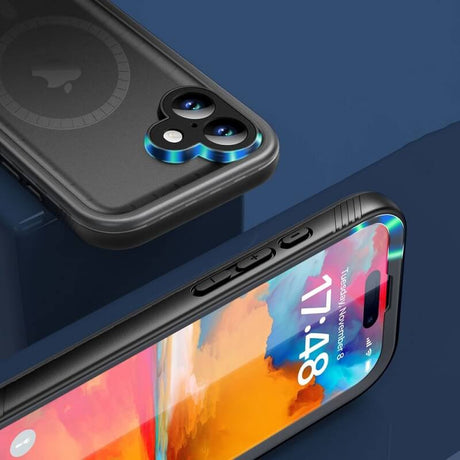 Magsafe Водоустойчив Калъф за iPhone 16, Tech-Protect ShellBox IP68 Case, Черен (3)