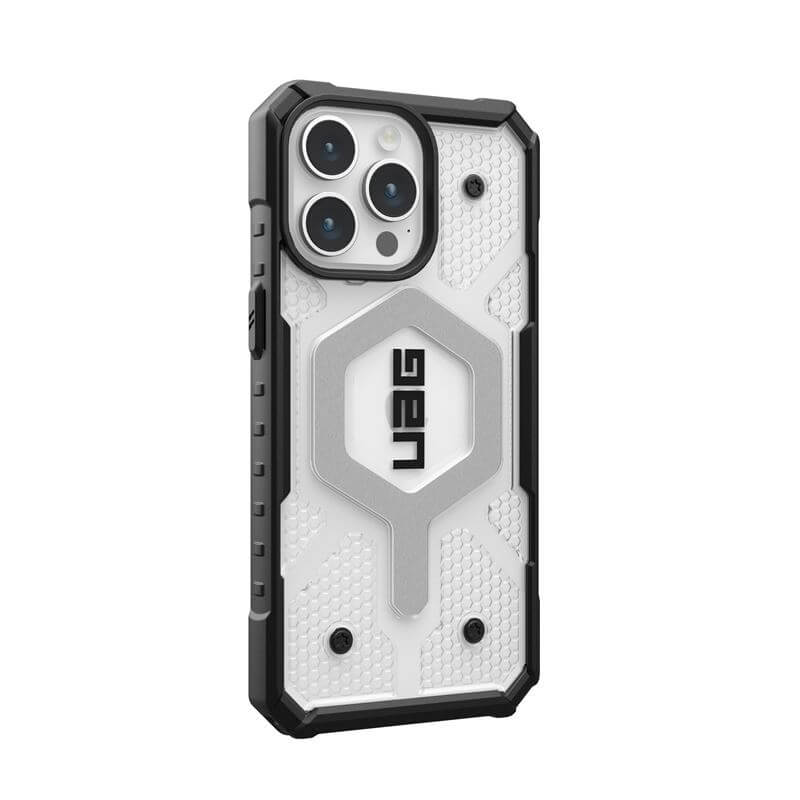 Magsafe Противоударен Калъф за iPhone 16 Pro Max, UAG Pathfinder Ice Case, Черен (4)