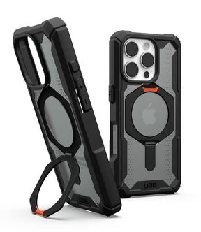 Magsafe Калъф за iPhone 16 Pro, UAG Plasma XTE Case Black-Orange, Черен