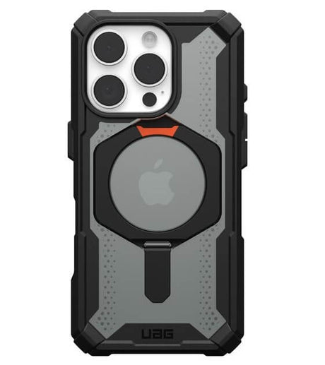 Magsafe Калъф за iPhone 16 Pro Max, UAG Plasma XTE Case Black-Orange, Черен (2)