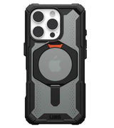 Magsafe Калъф за iPhone 16 Pro, UAG Plasma XTE Case Black-Orange, Черен (2)
