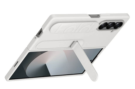 Оригинален Калъф с Дръжка за Samsung Z Fold 6, Silicone Case EF-MF956TWEGWW, Бял (2)