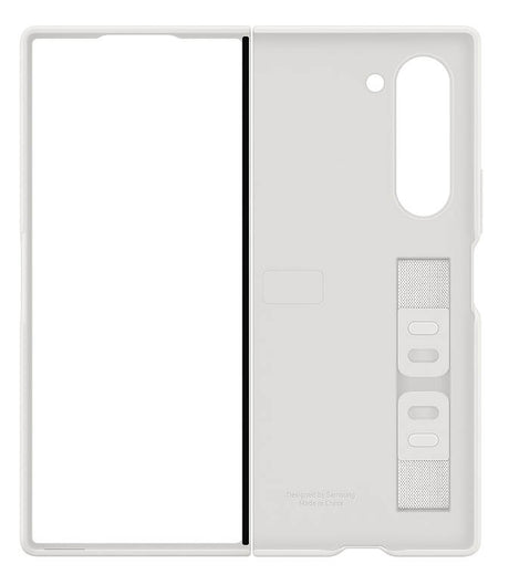 Оригинален Калъф с Дръжка за Samsung Z Fold 6, Silicone Case EF-MF956TWEGWW, Бял (5)