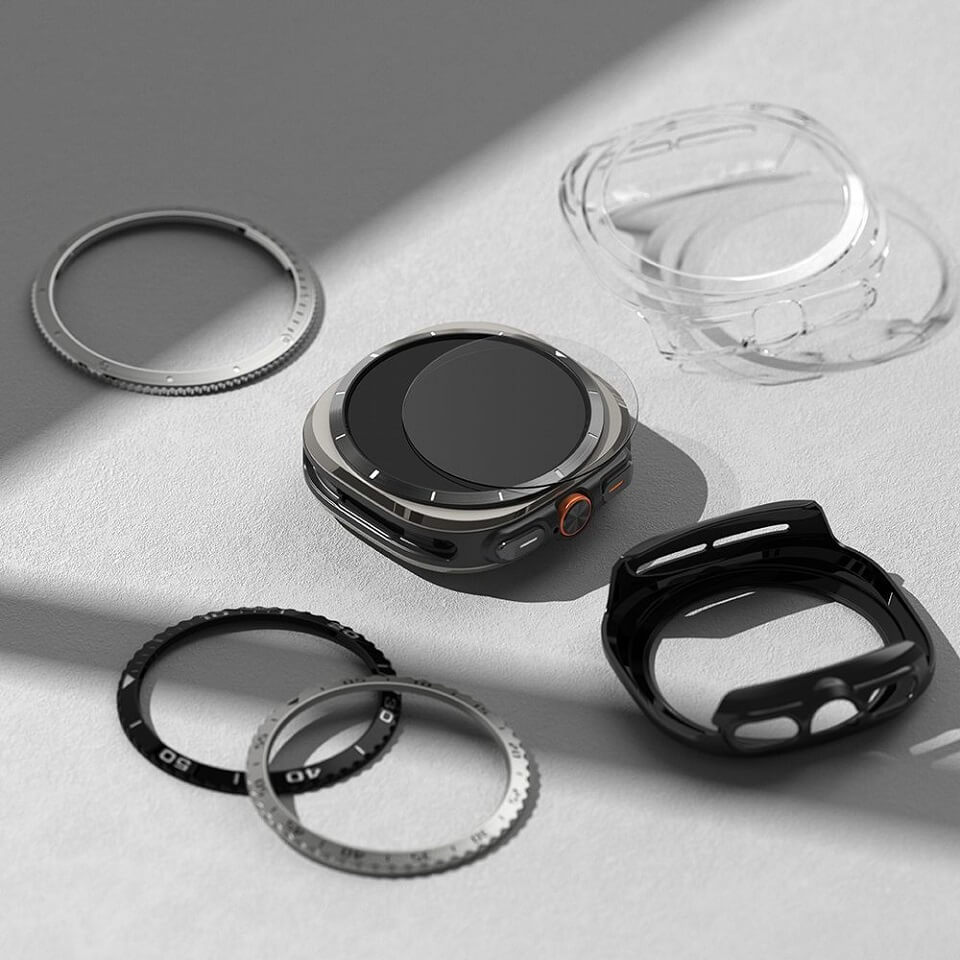 Стъклен Протектор за Samsung Watch Ultra 47mm, Ringke Tempered Glass, Прозрачен (4)