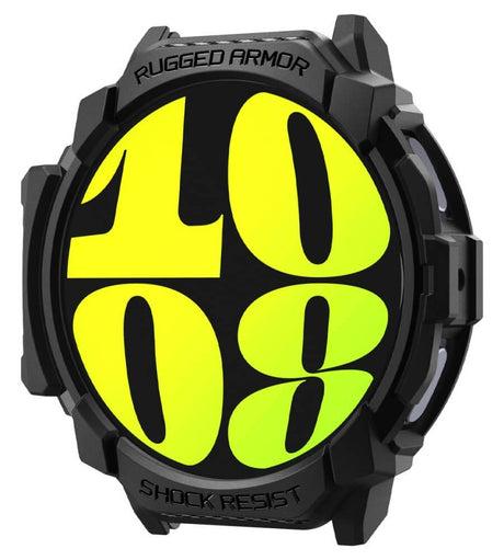 Калъф за Samsung Watch Ultra 47 mm, Spigen Rugged Armor Case, Черен