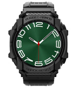 Калъф с Каишка за Samsung Watch Ultra 47 mm, Spigen Rugged Armor Pro Case, Черен