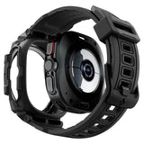 Калъф с Каишка за Samsung Watch Ultra 47 mm, Spigen Rugged Armor Pro Case, Черен (3)