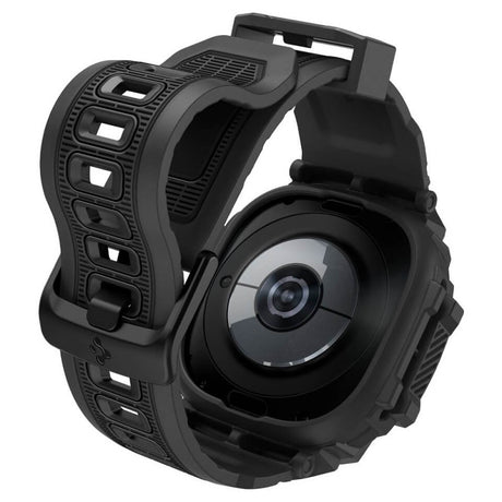 Калъф с Каишка за Samsung Watch Ultra 47 mm, Spigen Rugged Armor Pro Case, Черен (2)
