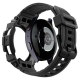 Калъф с Каишка за Samsung Watch 7 44 mm, Spigen Rugged Armor Pro Case, Черен (5)