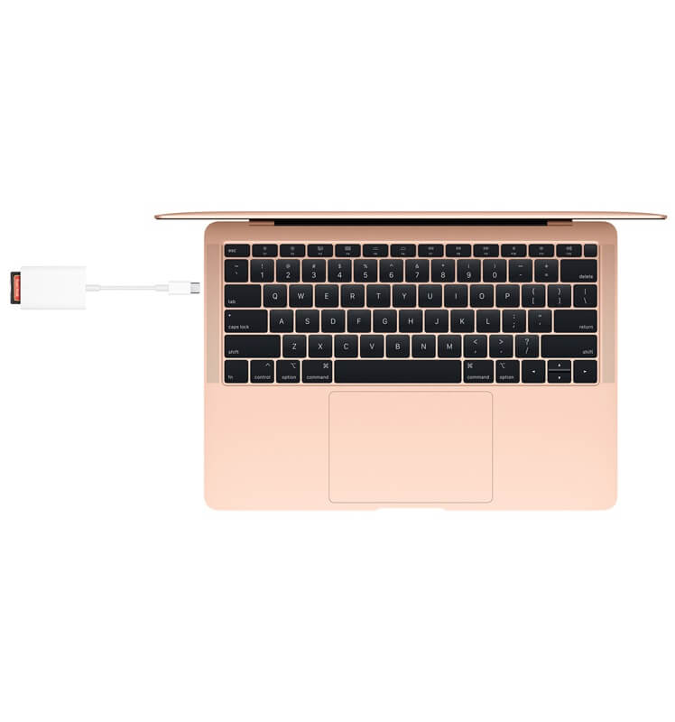 Четец за Карти, Apple USB-C to SD Card Reader MW653ZM/A, Бял (4)
