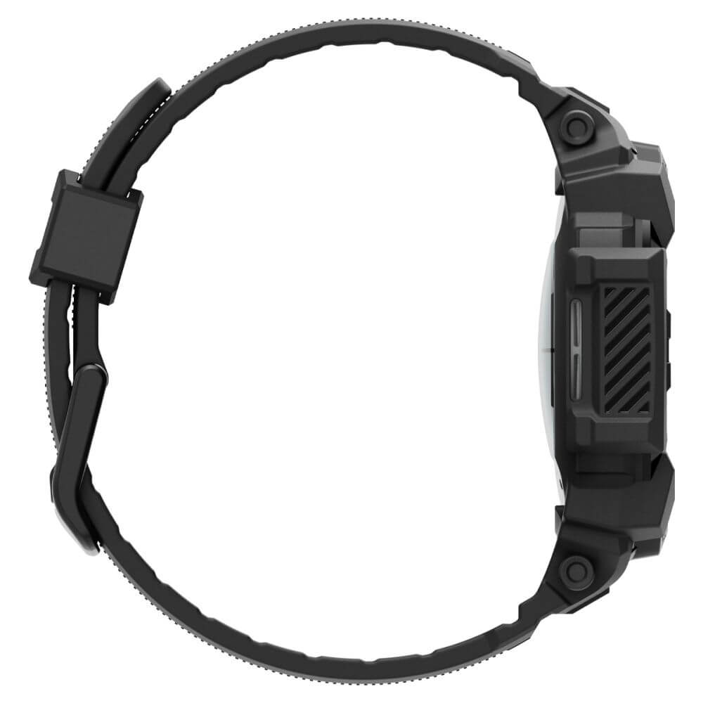 Калъф с Каишка за Samsung Watch 7 40 mm, Spigen Rugged Armor Pro Case, Черен (8)