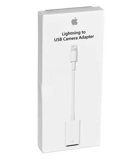 Видео Адаптер, Apple Lightning to USB Camera Adapter MD821ZM/A, Бял (4)