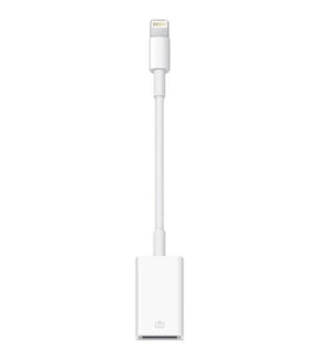 Видео Адаптер, Apple Lightning to USB Camera Adapter MD821ZM/A, Бял