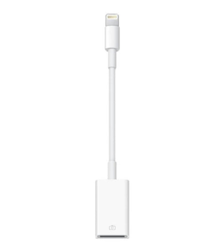 Видео Адаптер, Apple Lightning to USB Camera Adapter MD821ZM/A, Бял