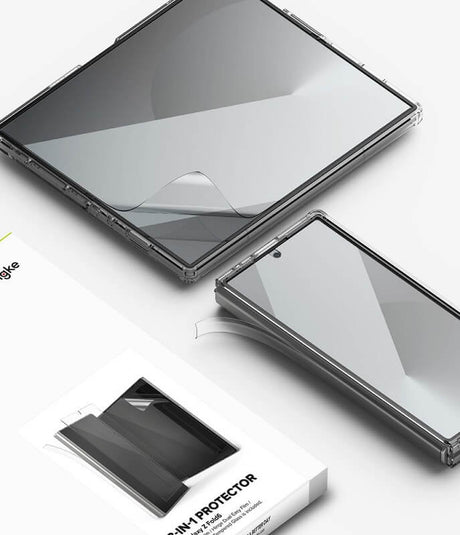 Комплект Протектори 3в1 за Samsung Z Fold 6, Ringke Protector 2-set, Прозрачен (7)