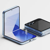 Комплект Протектори 3в1 за Samsung Z Flip 6, Ringke 2-set Protector, Прозрачен (9)