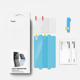 Комплект Протектори 3в1 за Samsung Z Flip 6, Ringke 2-set Protector, Прозрачен (11)