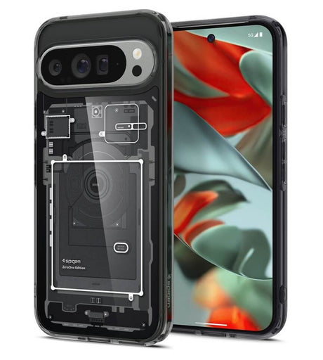 Хибриден Калъф за Google Pixel 9 Pro XL, Spigen Zero One Ultra Hybrid Case, Черен