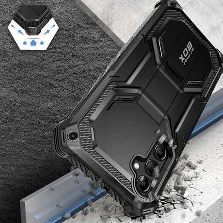 Противоударен Калъф за Samsung A55, Supcase Iblsn ArmorBox, Черен (2)