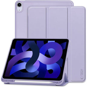 Защитен Калъф за Калъф за iPad Air 11" 2026-2020, Tech-Protect Trifold Slim Pen Case, Лилав