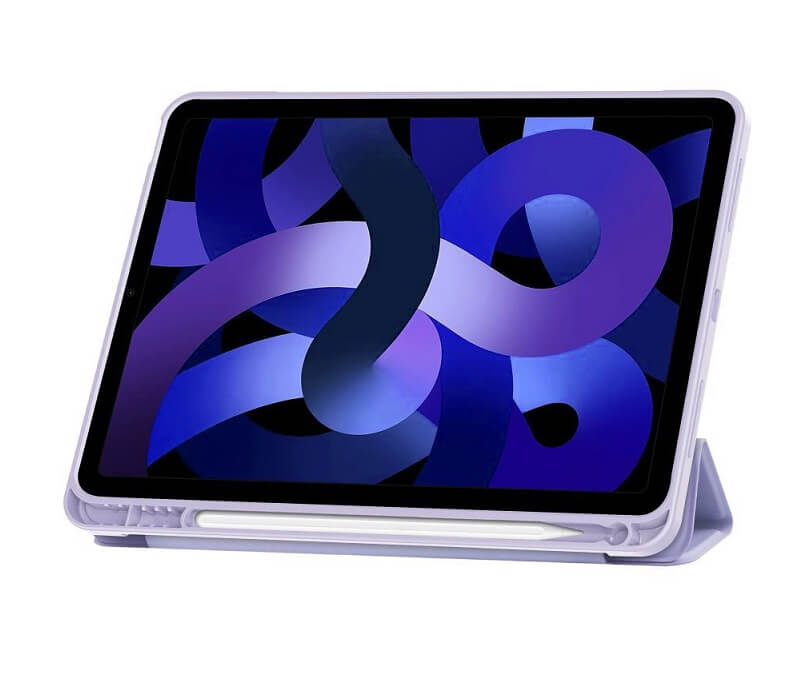 Защитен Калъф за Калъф за iPad Air 11" 2026-2020, Tech-Protect Trifold Slim Pen Case, Лилав (2)