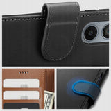 Кожен Калъф с Джобове за Samsung A34, Tech-Protect Wallet Book Case, Черен (3)