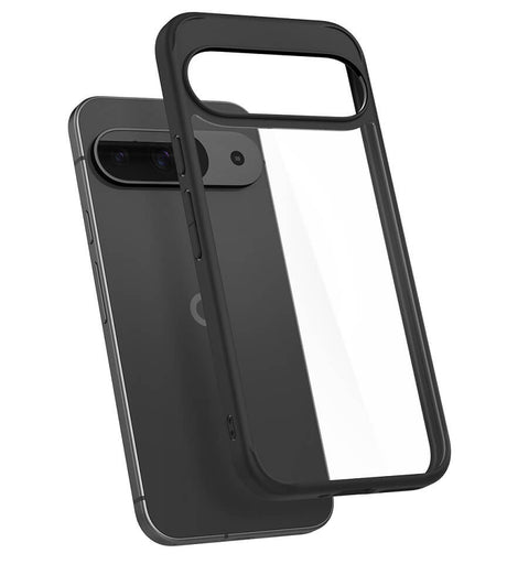 Противоударен Калъф за Google Pixel 9 Pro/ 9, Spigen Ultra Hybrid Case, Черен (6)