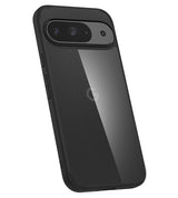 Противоударен Калъф за Google Pixel 9 Pro/ 9, Spigen Ultra Hybrid Case, Черен (7)