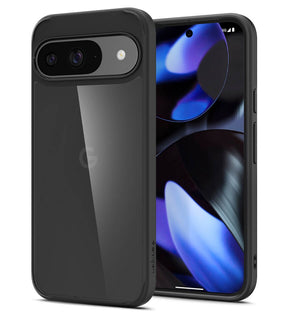Противоударен Калъф за Google Pixel 9 Pro/ 9, Spigen Ultra Hybrid Case, Черен