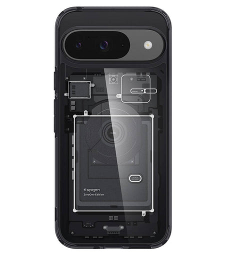 Хибриден Калъф за Google Pixel 9 Pro/ 9, Spigen Zero One Ultra Hybrid Case, Черен (2)