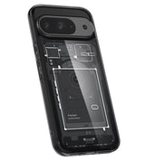 Хибриден Калъф за Google Pixel 9 Pro/ 9, Spigen Zero One Ultra Hybrid Case, Черен (5)