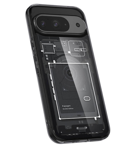 Хибриден Калъф за Google Pixel 9 Pro/ 9, Spigen Zero One Ultra Hybrid Case, Черен (5)