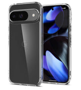 Противоударен Калъф за Google Pixel 9 Pro/ 9, Spigen Ultra Hybrid Case, Прозрачен