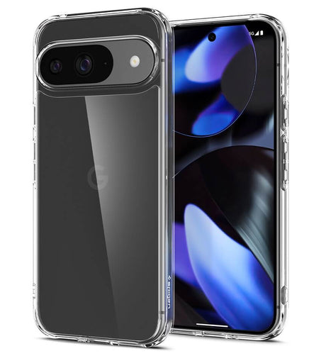 Противоударен Калъф за Google Pixel 9 Pro/ 9, Spigen Ultra Hybrid Case, Прозрачен