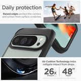 Противоударен Калъф за Google Pixel 9 Pro XL, Spigen Ultra Hybrid Case, Черен (7)