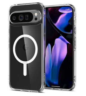 Magsafe Противоударен Калъф за Google Pixel 9 Pro XL, Spigen Ultra Hybrid Case, Бял