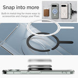 Magsafe Противоударен Калъф за Google Pixel 9 Pro XL, Spigen Ultra Hybrid Case, Бял (7)