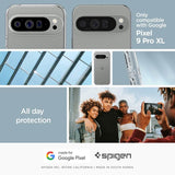Противоударен Калъф за Google Pixel 9 Pro XL, Spigen Ultra Hybrid Case, Прозрачен (4)