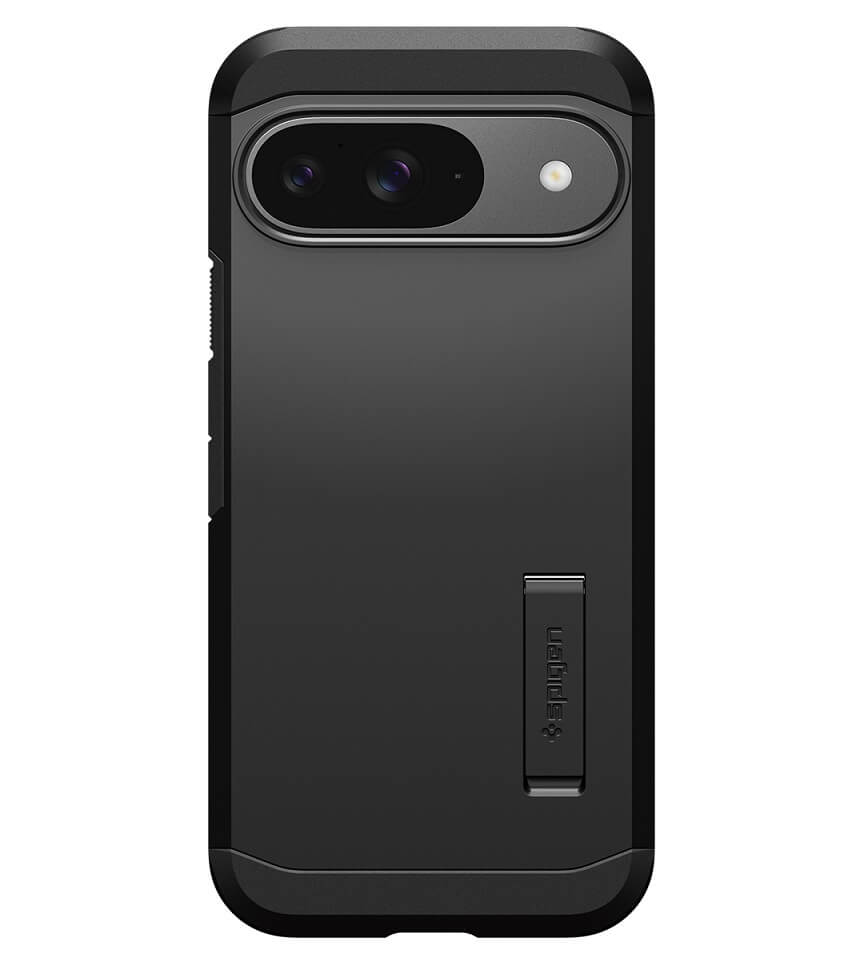 Калъф с Поставка за Google Pixel 9 Pro/ 9, Spigen Tough Armor Case, Черен (2)