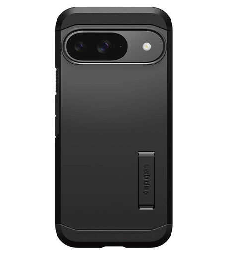 Калъф с Поставка за Google Pixel 9 Pro/ 9, Spigen Tough Armor Case, Черен (2)