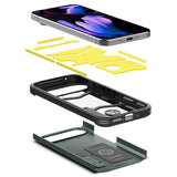 Калъф с Поставка за Google Pixel 9 Pro/ 9, Spigen Tough Armor Case, Зелен (5)