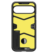 Калъф с Поставка за Google Pixel 9 Pro XL, Spigen Tough Armor Case, Черен (4)