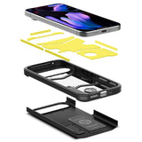 Калъф с Поставка за Google Pixel 9 Pro XL, Spigen Tough Armor Case, Черен (5)