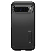 Калъф с Поставка за Google Pixel 9 Pro XL, Spigen Tough Armor Case, Черен (2)