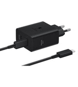 Оригинално Зарядно Samsung 50W Power Adapter Duo USB-C (5A/1.8m) EP-T5020XBE, Черен (4)
