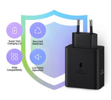 Оригинално Зарядно Samsung 50W Power Adapter Duo USB-C (5A/1.8m) EP-T5020XBE, Черен (6)