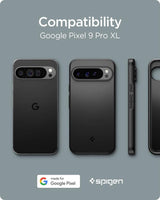 Противоударен Калъф за Google Pixel 9 Pro XL, Spigen Thin Fit Case, Черен (7)